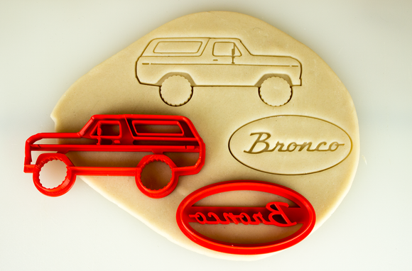 Ford Bronco 2nd Second Generation Cookie Cutter Set