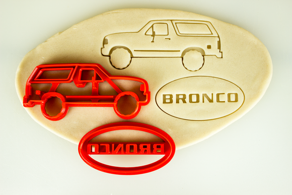 Ford Bronco 4th Fourth Generation Cookie Cutter Set