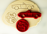 Alfa Romeo Spider Cookie Cutter Set