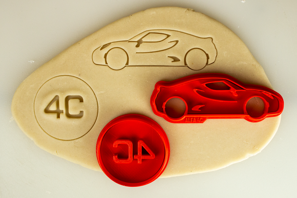 Alfa Romeo 4C Cookie Cutter Set