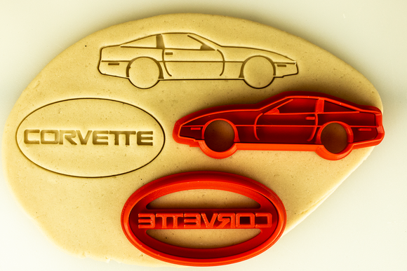 Corvette C4 Coupe Cookie Cutter Set