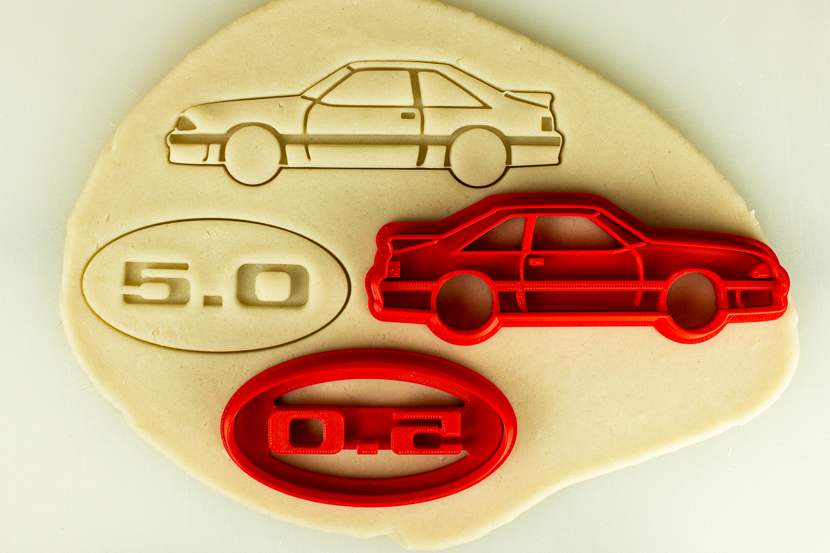 Ford Mustang Foxbody 3rd Gen GT 5.0 Cookie Cutter Set ...