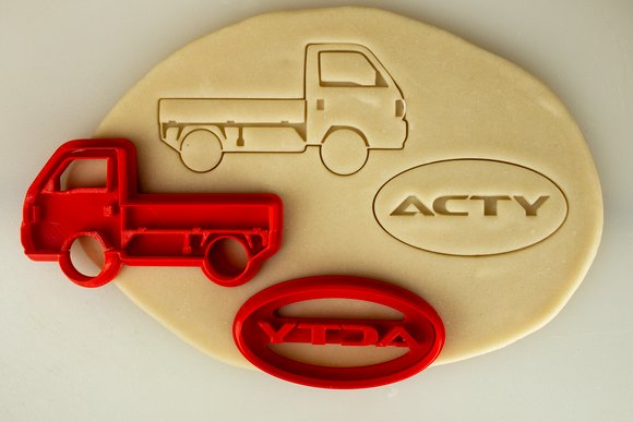 Honda Acty Kei Truck Cookie Cutter Set