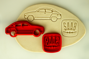 Saab 96 Cookie Cutter Set