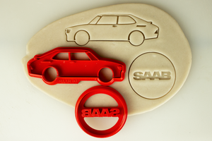 Saab 99 Cookie Cutter Set