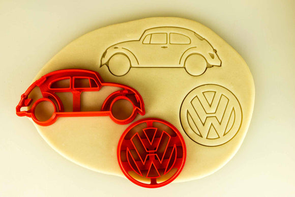Volkswagen Beetle Bug Cookie Cutter Set