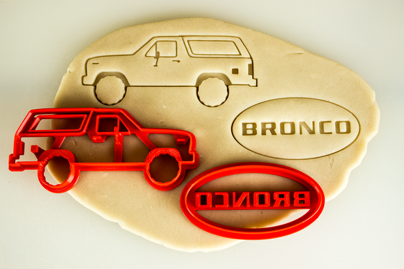 Ford Bronco 3th Third Generation Cookie Cutter Set