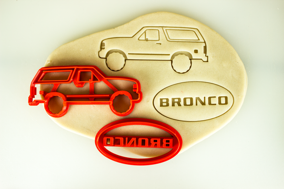 Ford Bronco 5th Fifth Generation Cookie Cutter Set