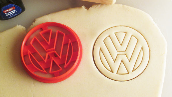VW Volkswagen Emblem Badge Logo Cookie Cutter