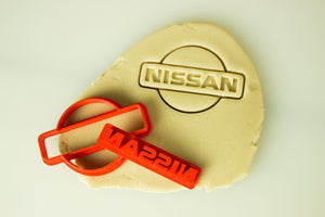 Nissan Logo Badge Emblem Cookie Cutter